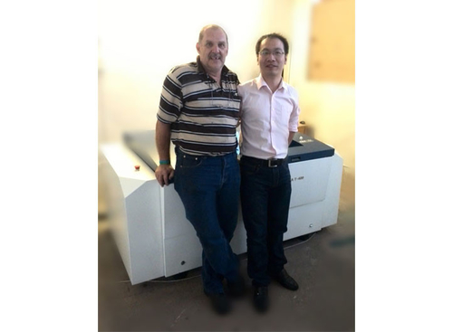 mais recente caso da empresa sobre EcooGraphix CTP instalado em África do Sul