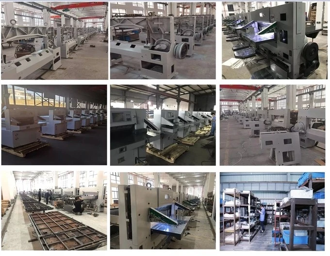 Máquina de corte do papel da guilhotina/linha de produção automáticas 45 ciclos/minuto 7