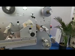 Máquina automática de aprimoramento de etiquetas digitais com envernizamento de carimbo de folha