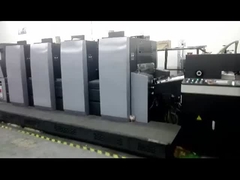 Impressora de offset multicolor alimentada por folhas