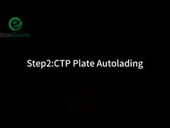 Como carregar a placa flexográfica de polímero no CTP?