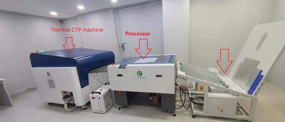 A impressão deslocada automática do tamanho A2 Prepress o sistema com a máquina térmica do CTP