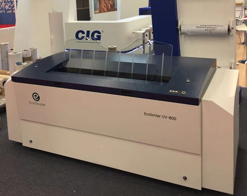 Máquina de fabricação de chapas CTP térmicas com tambor externo e carregamento de chapas semiautomático, resolução de 2400 dpi