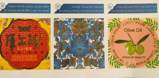 Folha Piezo UV de Digitas do Dod-Inkjet que carimba e que enverniza o realçador