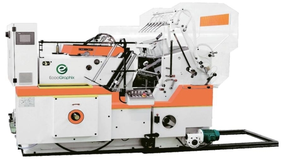 Folha automática giratória que carimba a máquina cortando 750 x 560mm