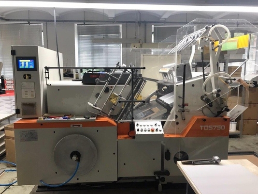 Folha automática giratória que carimba a máquina cortando 750 x 560mm