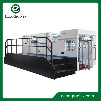 Máquina cortando do leito automático de Ecoograhpix com descascamento do desperdício