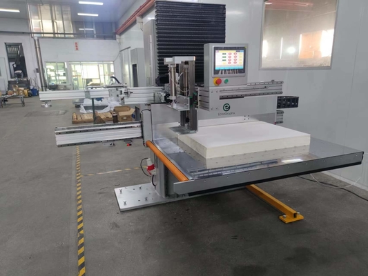 Máquina de carregamento de papel do trilho do dobro do controle do PLC com plataforma da liga de alumínio