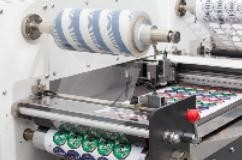 Máquinas automáticas de impressão flexográfica de etiquetas de papel térmico autoadesivo 60m/min
