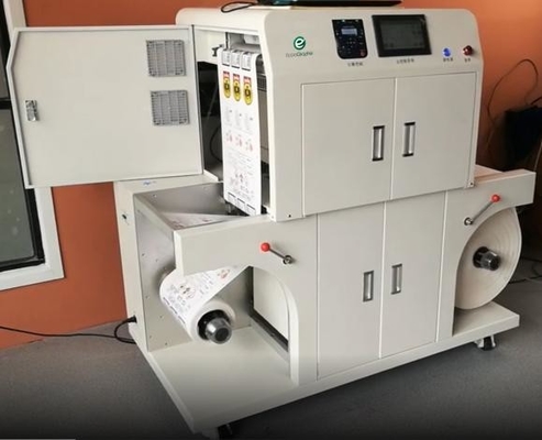 Máquina digital de impressão de etiquetas rolo a rolo 1200X2400dpi 4 cores