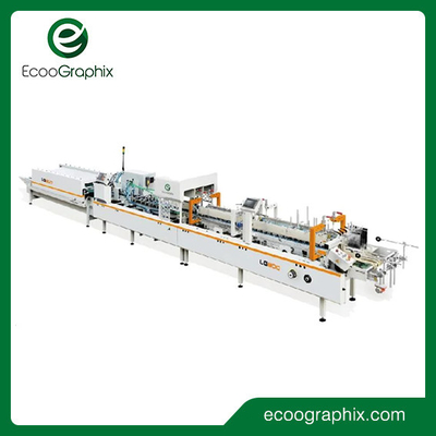 Máquina automática de alta velocidade de Gluer do dobrador da caixa de Ecoographix para empacotar