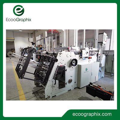 Máquina de papel de dobramento automática da cartonagem de Ecoographix para o alimento