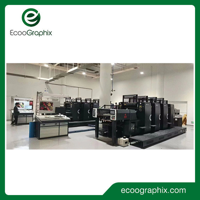 Máquina de impressão de livros offset multicores Ecoographix Economic 0,06 - 0,6 mm
