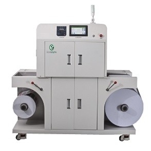 Máquina de impressão de etiquetas digitais 30 pés/min 4 cores rolo a rolo fácil de usar