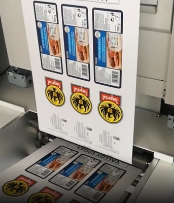 Máquina de impressão de etiquetas de adesivos digitais LED