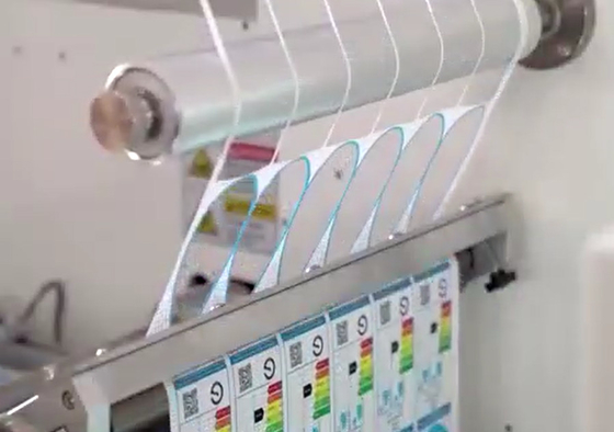 Máquina de descascamento do cortador de dado de Digitas da etiqueta com estratificação