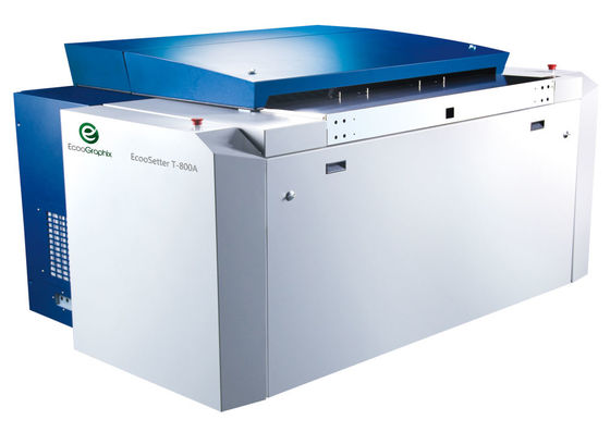 Máquina térmica automática para fabricar placas CTP com sistema de imagem de 32 canais, resolução de 2400 dpi e 16 placas por hora