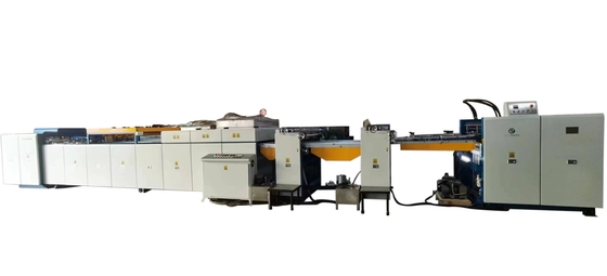 Papel de envernizamento UV que vitrifica a máquina de revestimento total 25 - 80m/Min