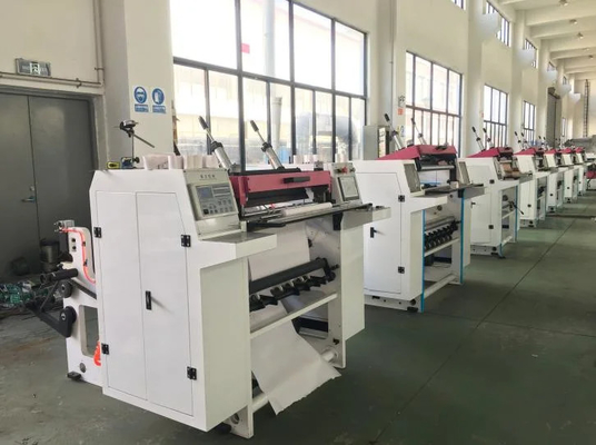 Máquina de corte automática do rebobinamento para o papel térmico Ecoographix 110m/Min
