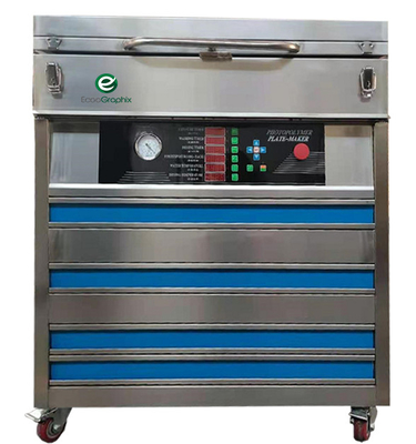 Máquina de processamento de placas CTP de lavagem com solvente multifuncional
