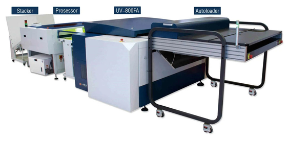 Máquina de desenvolvimento de placas de impressão offset Processador CTP com sistema de reabastecimento inteligente
