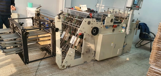 Máquina de Ergação de Caixa de Cartão de Papel de Alimentos de Alta Velocidade Três Pistas