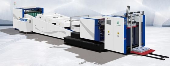 Máquina automática de revestimento de rolos de anilox com cinto de teflon para 9000 folhas/hora de manchas UV e vernizamento geral com precisão de ±0,2 mm