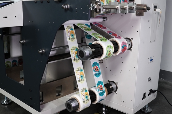 Máquina de corte digital de papel com corte e enrolamento