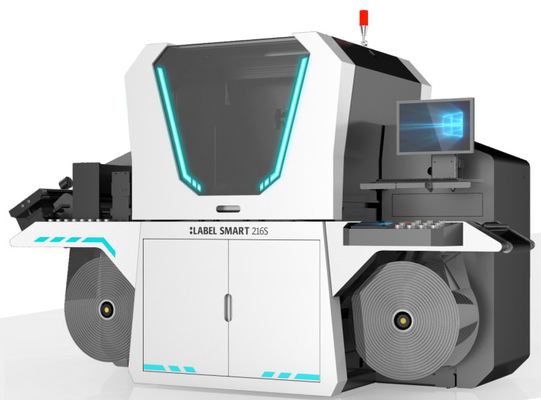 Máquina de impressão de etiquetas a jato de tinta digital e automática