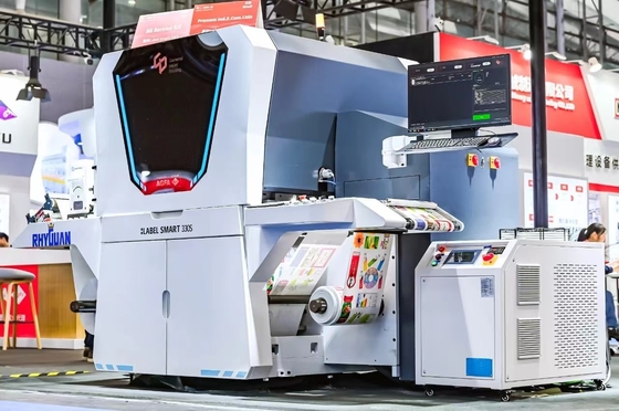 Máquina de impressão de etiquetas digitais a jato de tinta de 80-330 mm de largura
