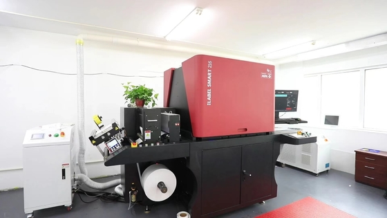 Máquina de impressão e barnizamento de etiquetas digitais UV de múltiplas funções