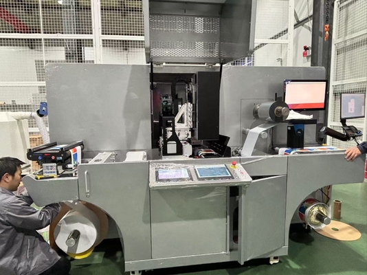 EcooSpark UV Piezo LED Curing Digital Label Printing Machine Aumentando a eficiência