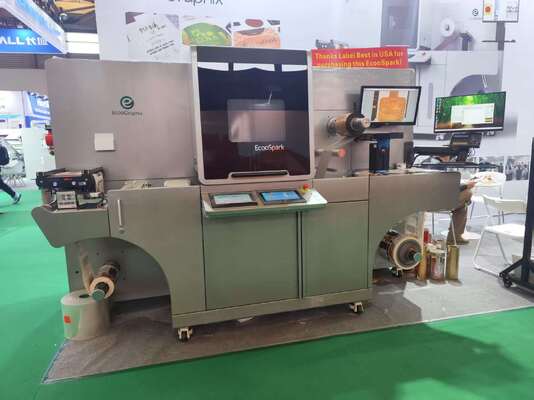Máquina de Embelezamento Pós-Impressão de Rótulos Digitais EcooSpark