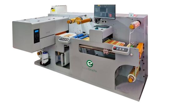 Ecoo Label IQ-330 Máquina integrada de impressão e corte