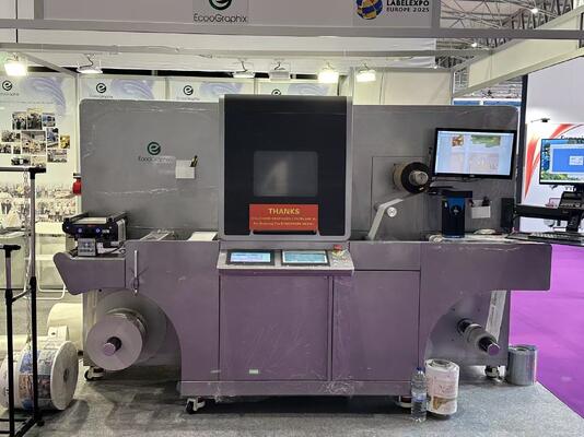 Máquina Automática Digital de Embelezamento de Rótulos para Estampagem a Quente e Impressão com Verniz