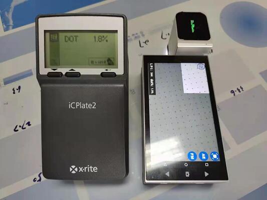 720p HD LCD Touchable Screen CTP Plate Densitometer com sistema operacional Android e medição precisa DOT