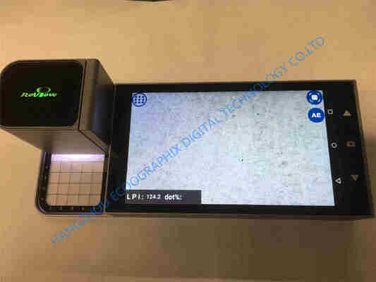 Densitômetro de placa de impressão CTP com 720p HD LCD touchable screen Android OS e análise de pontos de imagem em tempo real HD Micro