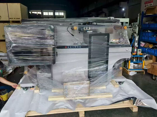 Máquina de impressão de etiquetas digitais, folheamento e corte a óleo