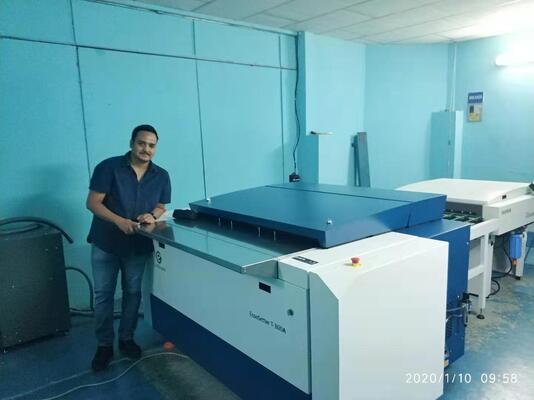 Computador de 256 canais para impressão offset, máquina ctp de placa térmica, 55 placas por hora e carregamento automático de placa, pontos quadrados