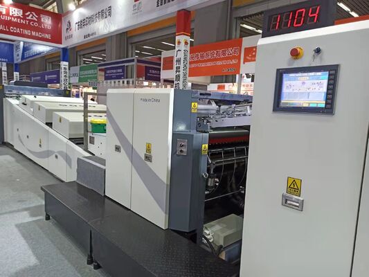 9500 sph A1 Máquina de Vernizamento de Pontos UV com Tamanho Máximo de Folha 720x1060mm e Espessura 80-500gsm