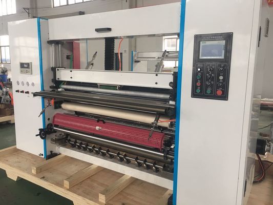 Papel térmico autoadesivo de alta velocidade que corta a máquina do rebobinamento