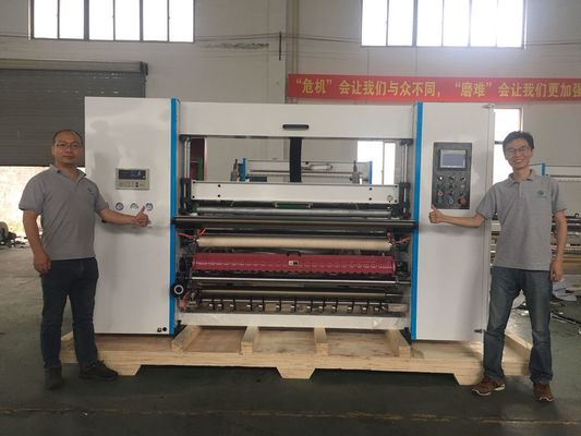 Papel térmico autoadesivo de alta velocidade que corta a máquina do rebobinamento
