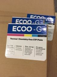 Placas de impressão deslocada térmicas do DOP CTP do negativo de Processless
