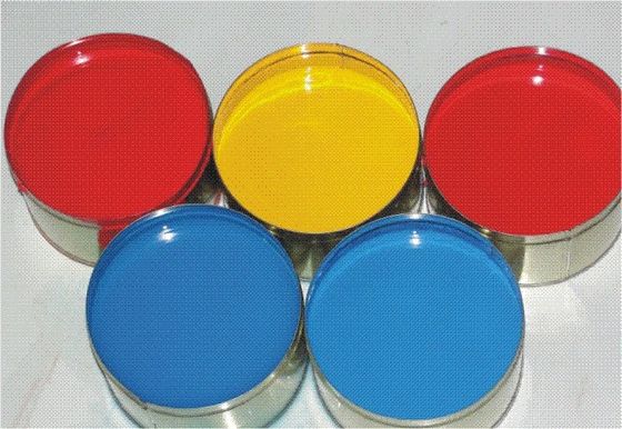Tinta de impressão deslocada de alto brilho de Sheetfed para imprimir dos folhetos