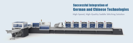 15 Grampos 5000 Ciclos/H Máquina de Enlace de Livros para Papelões Exquisitos