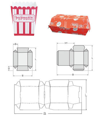Única pista 200pcs/Min Box Erecting Machine do fast food