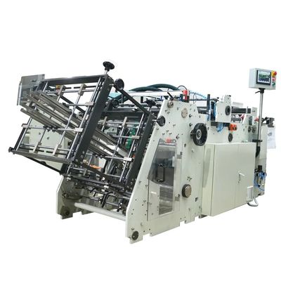 Caixa de papel ondulada da impressão de Flexo que erige a máquina