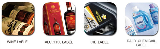 etiqueta adesiva UV Logo Printer de 60m/Min Flexographic