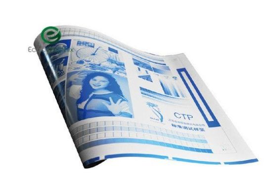 Placa CTP térmica de duas camadas ECOO ED altamente resistente a produtos químicos para comprimento de longa duração