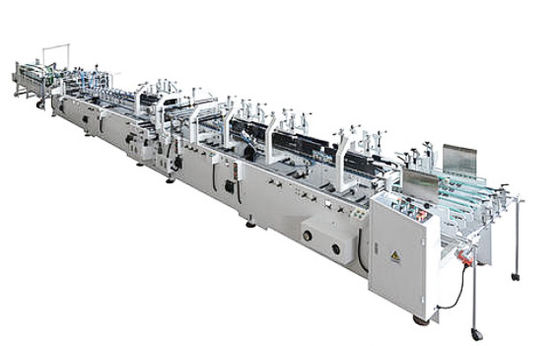 Colagem fria 180m/Min Crash Lock Bottom Folder Gluer